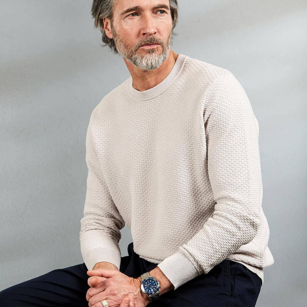 Omega Seamaster Chronometer Blue Dial Steel Men's Watch image number 5