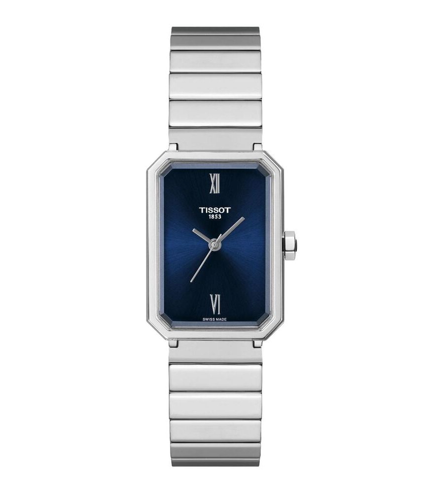 Tissot SRV 21.8mm Blue Dial Stainless Steel Bracelet Watch image number 0